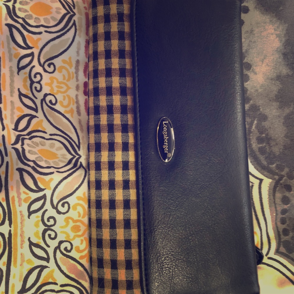 Cafe Longaberger bag with matching wallet